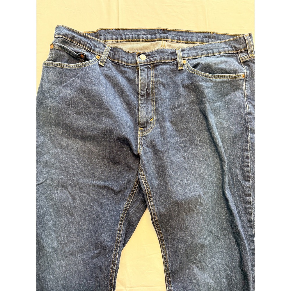 Levis 541 Jeans Mens 44x30 Blue Medium Wash Athletic Tapered Leg‎ Denim Fit - Picture 4 of 10